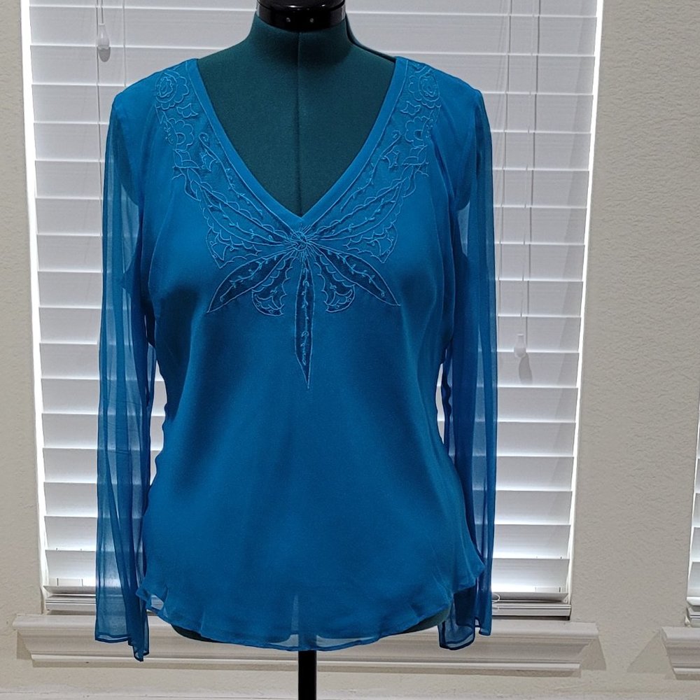 Turquoise Blouse